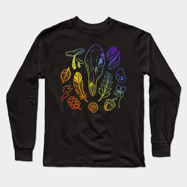 Nature collector in rainbow Long Sleeve T-Shirt by theartofamberramirez